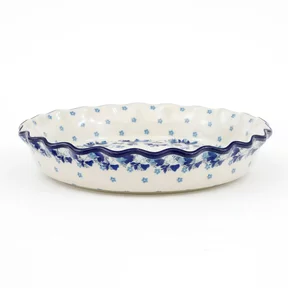 Forma do zapiekania 636 25,5cm <br> 2222X Biało-niebieskie anemony